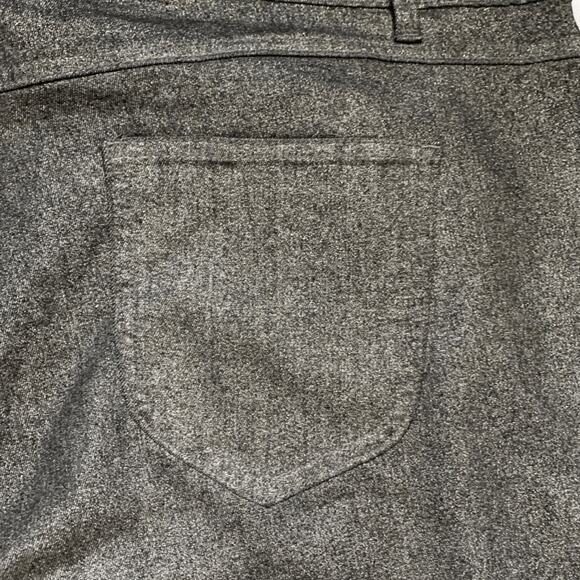 ModCloth Pants Metal Dipped and Dapper Skinny Jeans Black Silver Plus Size 26W - Picture 5 of 12